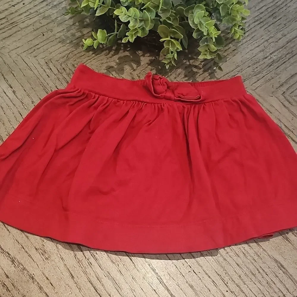 Red Skirt With Shorts Size 5 Gymboree